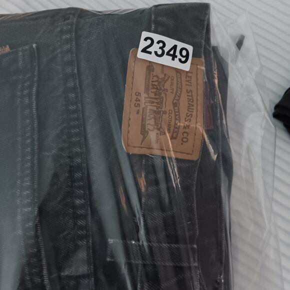 Levi's Vintage 545 Loose Jeans Mens 40X30 Black Fade Orange Tab Skate Y2K Baggy - Picture 14 of 14